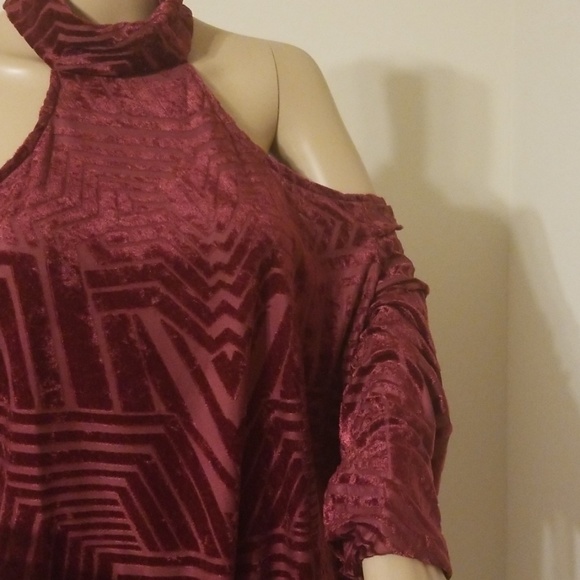 Ashley Stewart Plus Size Velvet Bodysuit NWT - Picture 4 of 7